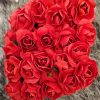 گل رز مصنوعی کاغذی قرمز - Image 4