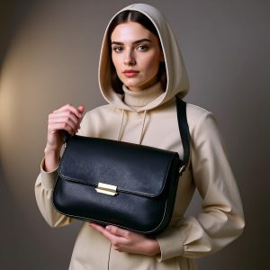 کیف رودوشی زنانه سایز متوسط با جیب پشت و داخلی مدل آراه