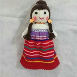 خرید و قیمت عروسک بافتنی طرح دختر شمالی از آف ایران