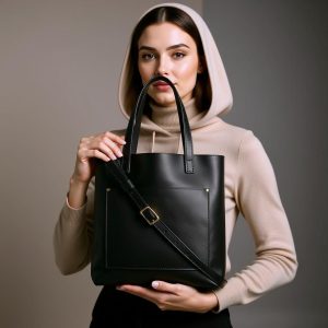 کیف رودوشی بزرگ چرم بزی