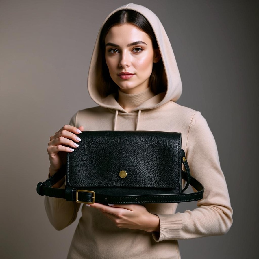 خرید و قیمت کیف رودوشی با چرم طبیعی مدل روناک از آف ایران کیف رودوشی با چرم طبیعی مدل روناک - Image 2