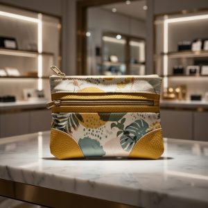 خرید و قیمت کیف آرایش دخترانه و زنانه پارمیدا رنگ خردلی از آف ایران