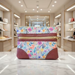 خرید و قیمت کیف آرایش دخترانه و زنانه پارمیدا رنگ زرشکی از آف ایران